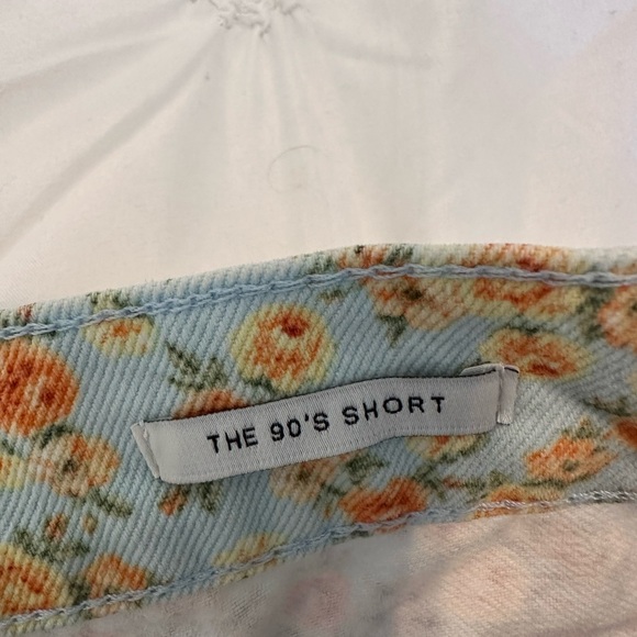 Zara Floral Denim Shorts - Picture 4 of 4